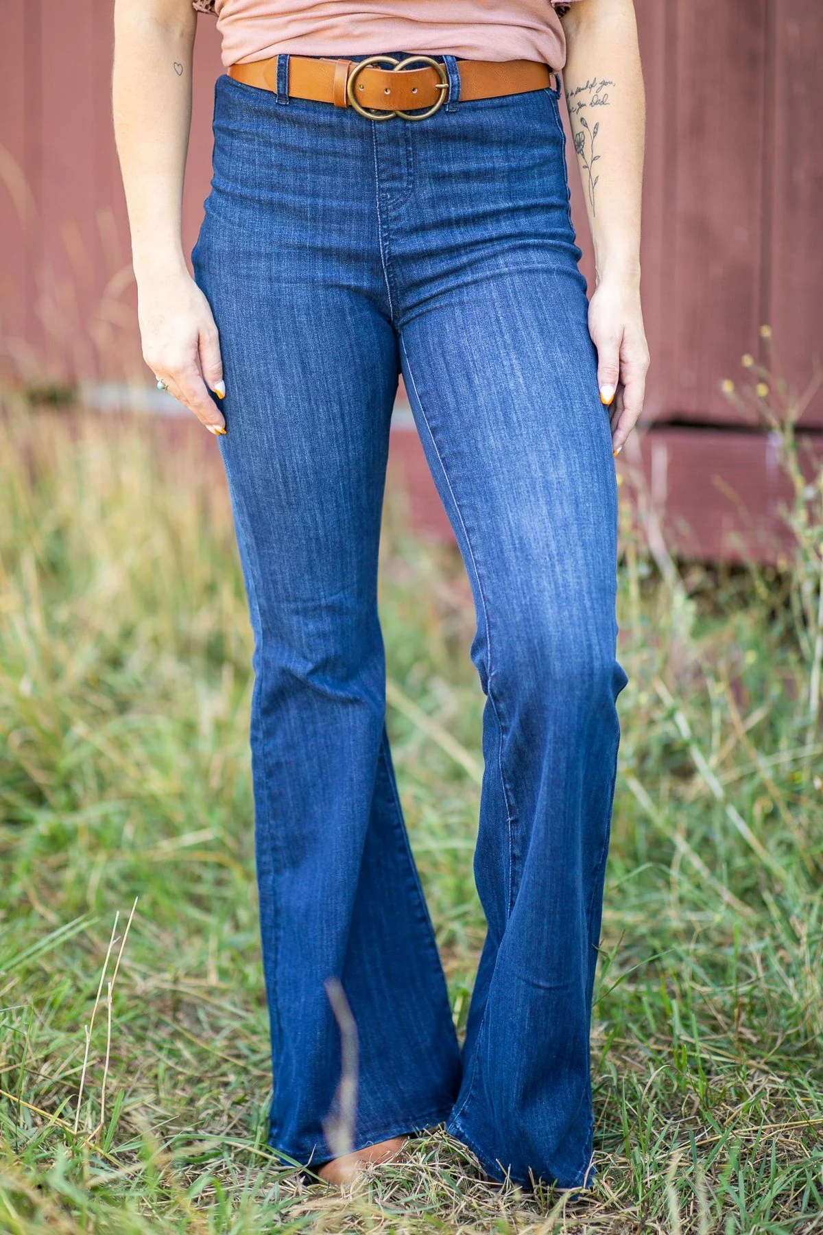 Judy Blue Dark Wash Super Flare Jeans